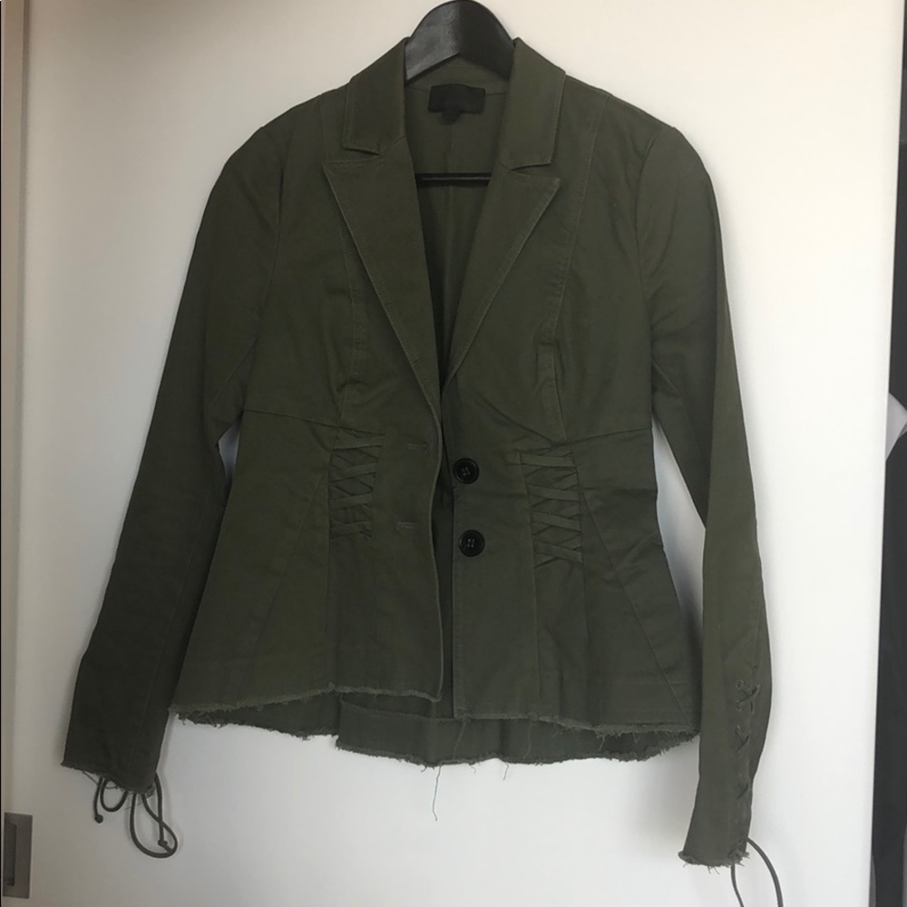 INTERMIX Army Green Jacket Blazer